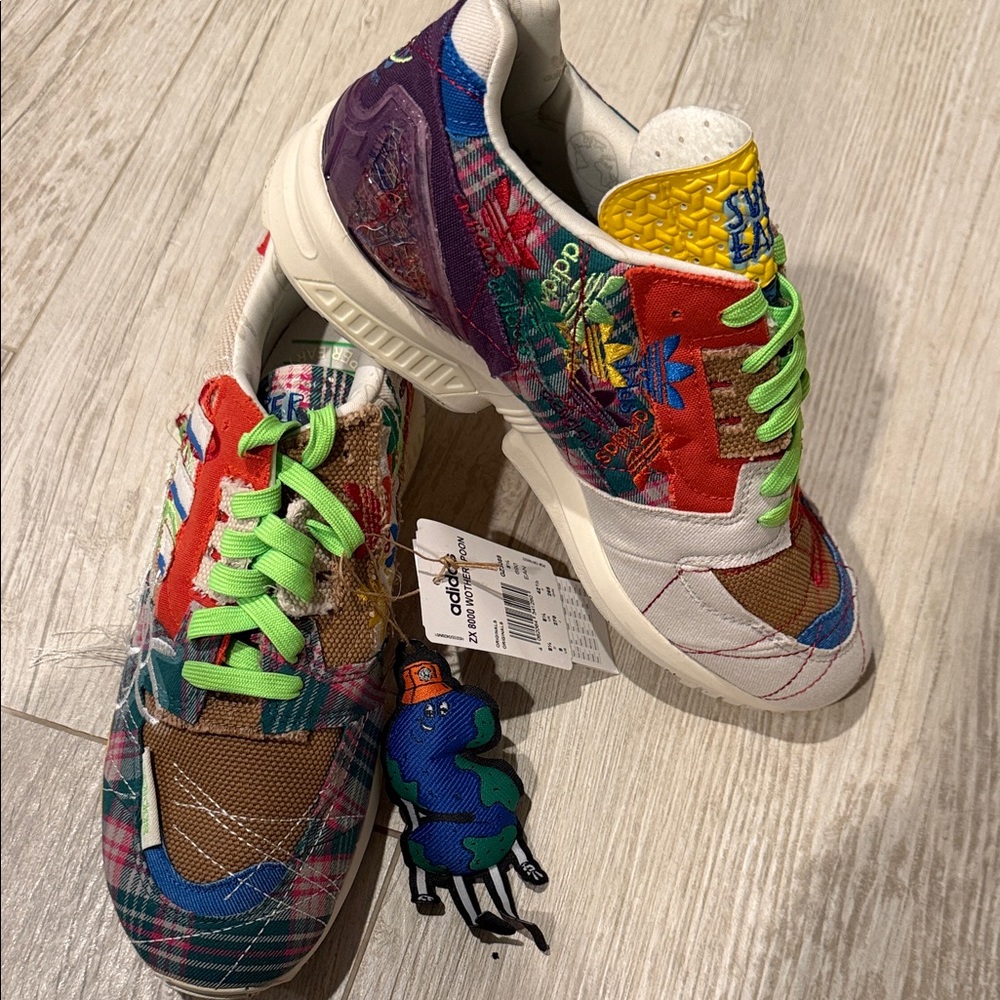Adidas Kids Colorful Patchwork Sneakers